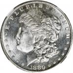 1880/79-S Morgan Silver Dollar. VAM-8. Top 100 Variety. Medium S. MS-64 (NGC).