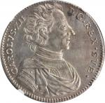 SWEDEN. Riksdaler, 1713-LC. Stockholm Mint. Karl XII (1697-1718). NGC MS-61.