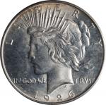 1926-D Peace Silver Dollar. MS-64 (PCGS). OGH--First Generation.
