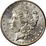 1902-S Morgan Silver Dollar. MS-66 (PCGS).