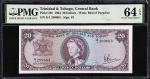 TRINIDAD & TOBAGO. Central Bank of Trinidad and Tobago. 20 Dollars, 1964. P-29c. PMG Choice Uncircul