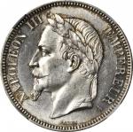 FRANCE. 5 Franc, 1862-A. Paris Mint. NGC MS-63.