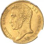 PAYS-BAS Guillaume I (1815-1840). 10 gulden (10 florins) 1825, B, Bruxelles.