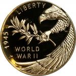 2020-W 75th Anniversary of the End of World War II $25 Gold Coin. Proof-70 Ultra Cameo (NGC).