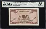 SOUTH AFRICA. Lot of (2). South African Reserve Bank. 10 Shillings & 1 Pound, 1932-48. P-82ds & 92as