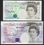 Bank of England, George Malcolm Gill (1988-1991), ｣5, ｣20, 1990-1991, serial number A01 001068, ｣5 g