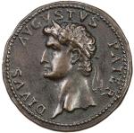 PADUAN & LATER IMITATIONS: ROMAN EMPIRE: Divus Augustus, died 14 AD, AE cast medal (20.03g), Klawans