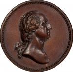 Circa 1870 U.S. Mint Washington and Grant medalet. Musante GW-458, var., Baker-252B, Julian PR-32. C