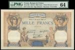 Banque de France, consecutive 1000 francs (2), 26 January 1939, serial number Y.5713 131/132, orche,