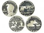 2003年朝鮮野生動物保護紀念銀幣一套4枚