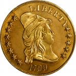 1799 Capped Bust Right Eagle. BD-6, Taraszka-18. Rarity-5. Small Obverse Stars. AU Details--Repaired