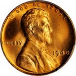 1940 Lincoln Cent. MS-67 RD (PCGS). CAC.