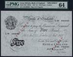 Bank of England, K.O. Peppiatt, specimen £5, 24 June 1947, serial number L00 000000, (EPM B264s, Pic