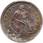 1853 Liberty Seated Quarter Dollar. Arrows and rays. PCGS MS65