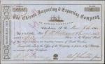 Confederate Blockade Runner Certificate. Charleston, South Carolina. Chicora Importing & Exporting C