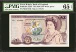 GREAT BRITAIN. Bank of England. 20 Pounds, ND (1970). P-380a. PMG Gem Uncirculated 65 EPQ.