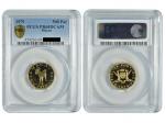 1979年澳门羊年生肖纪念金币，面值500元，重量1/4盎司，PCGS PR68DCAM