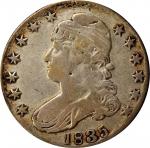 1835 Contemporary Counterfeit Capped Bust Half Dollar. Die Struck. Davignon Obverse 12. Fine.