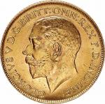 1911英国乔治五世背屠龙金币，C暗记 