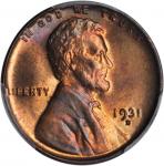 1931-D Lincoln Cent. MS-65 RB (PCGS).