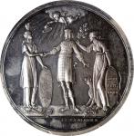 1782 Frisian Recognition of American Independence Medal. By B.C.V. Calker. Betts-602. Silver. MS-62 