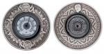 2018年图瓦卢仿古银币系列——温度计2盎司银质纪念币  