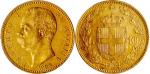 1883-R意大利100里拉金币，重32.258克，PCGS MS60，少见