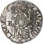 CYPRUS. Gros ND (1324-59). Nicosia Mint. Hugo IV. PCGS AU-50 Gold Shield.