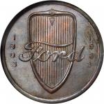 1933 Century of Progress Exposition. Ford Dollar. Bronze. 34 mm. HK-465. Rarity-2. MS-63 BN (NGC).