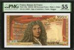 FRANCE. Banque de France. 500 Nouveaux Francs, 1959-65. P-145a. PMG About Uncirculated 55.