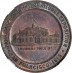 1915 Panama-Pacific International Exposition. State Fund Dollar--Louisiana. Bronze. 38 mm. HK-406. R