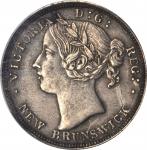 CANADA. New Brunswick. 20 Cents, 1864. PCGS EF-45.