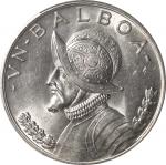PANAMA. Balboa, 1931. Philadelphia Mint. PCGS MS-63.