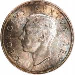 SOUTH AFRICA. 5 Shillings, 1948. Pretoria Mint. George VI. PCGS PROOFLIKE-67.