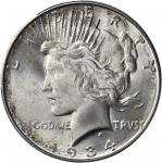 1934-D Peace Silver Dollar. MS-65 (PCGS).