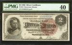Fr. 244. 1886 $2 Silver Certificate. PMG Extremely Fine 40.