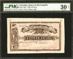 COLOMBIA. Banco de Barranquilla. 20 Pesos. 1900. P-S257. PMG Very Fine 30 Net.