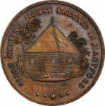 Undated (ca. 1858) Sages Historical Tokens -- No. 14, First Meeting House Erected in Hartford. Origi