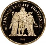 1979年法国50法郎加厚金样币。巴黎造币厂。FRANCE. Gold 50 Francs Piefort, 1979. Paris Mint. PCGS SPECIMEN-66.