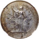 1899-B英国贸易银元，NGC AU Details，有清洗