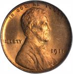 1911 Lincoln Cent. MS-65 RD (PCGS). OGH.