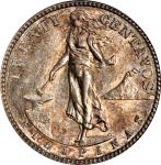 PHILIPPINES. 20 Centavos, 1910-S. San Francisco Mint. ANACS AU-53.