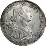 MEXICO. 8 Reales, 1807-Mo TH. Mexico City Mint. Charles IV. NGC MS-61.