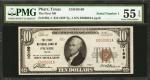 Pharr, Texas. $10 1929 Ty. 1. Fr. 1801-1. The First NB. Charter #10169. PMG About Uncirculated 55 EP
