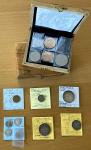 Group Lots - World Coins，ASIA, ETC.: LOT of 11 coins, tokens, and sets, including Australia (1 pc), 