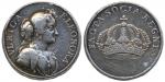 Medals, regal, Sweden. Karl XI, Silver medal, 31 mm, 13.84 g. The Queens coronation 1680 by A. Karls