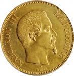 FRANCE. 100 Francs, 1856-A. Paris Mint. Napoleon III. PCGS AU-55 Gold Shield.