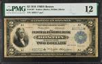 Fr. 748*. 1918 $2 Federal Reserve Bank Star Note. Boston. PMG Fine 12.