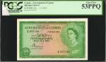 CYPRUS. Government of Cyprus. 500 Mils, 1957. P-34a. PCGS Currency About New 53 PPQ.