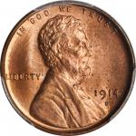1914-D Lincoln Cent. MS-66 RD (PCGS).